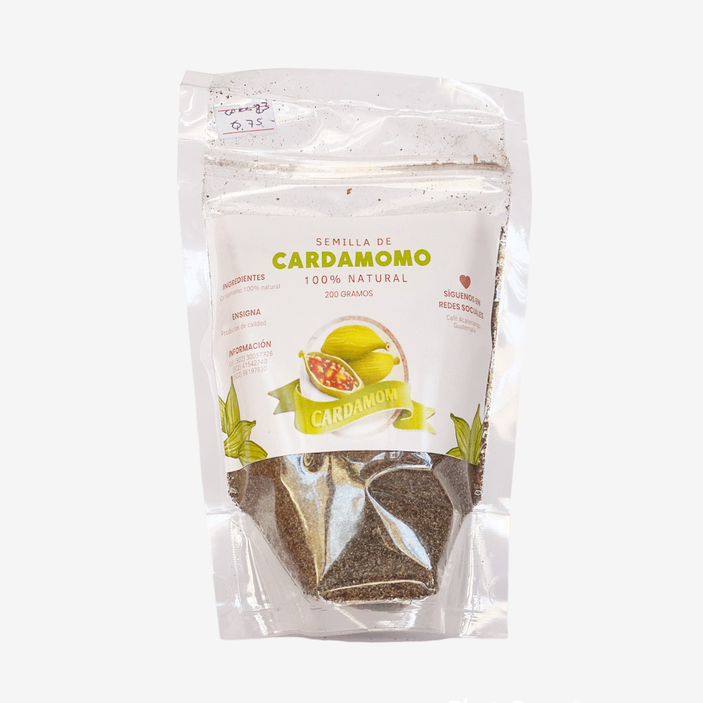 Cardamomo Polvo de Guatemala. Bolsa resellable que contiene 16.01 oz (1 LB)  | Cardamomo | Cardamomo molido | Cardamomo en polvo | Semillas de